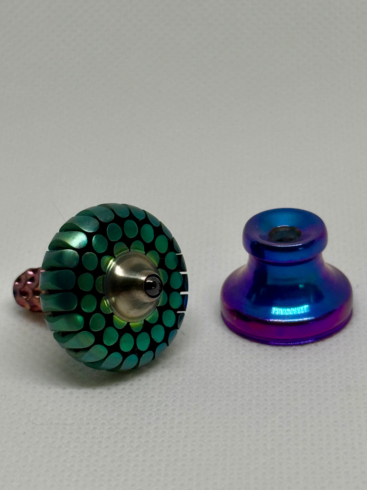 Spinning Top Superconductor Body with Stand