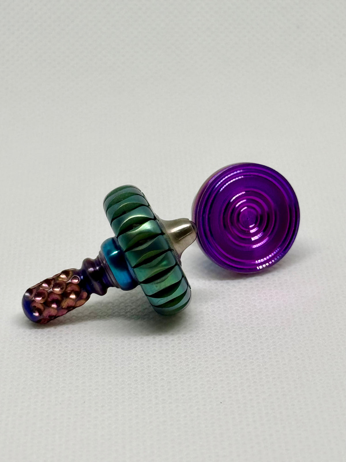 Spinning Top Superconductor Body with Stand