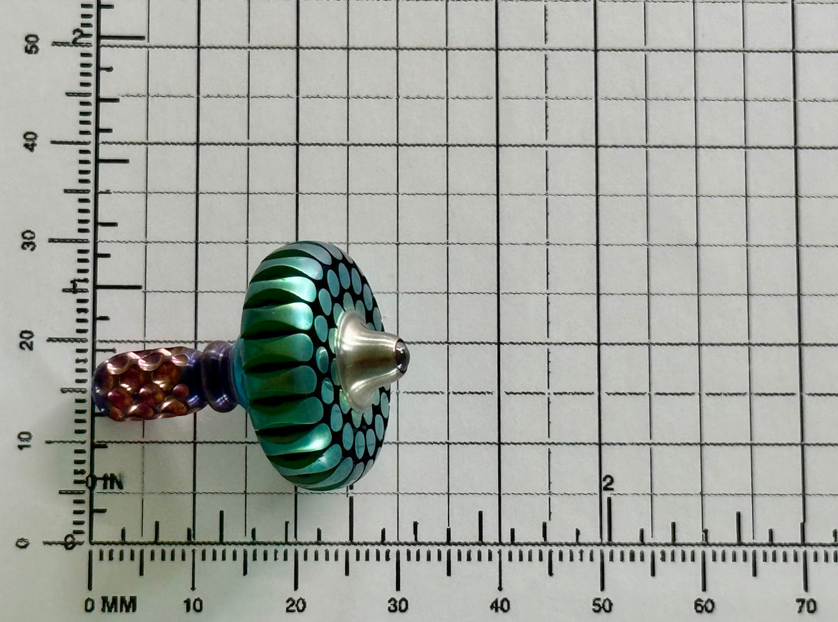 Spinning Top Superconductor Body with Stand