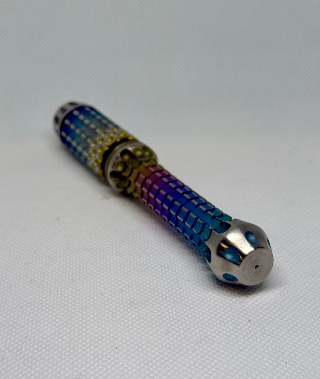 Full Titanium mountain Tops EDC Stick Spinner / Fidget Spinner NEW RARE