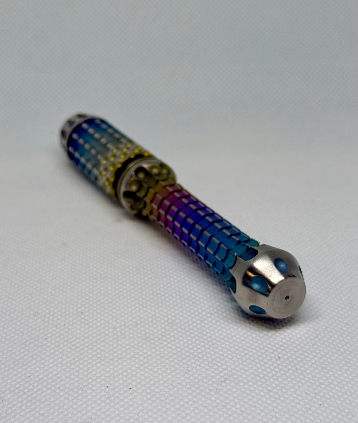 Full Titanium mountain Tops EDC Stick Spinner / Fidget Spinner NEW RARE