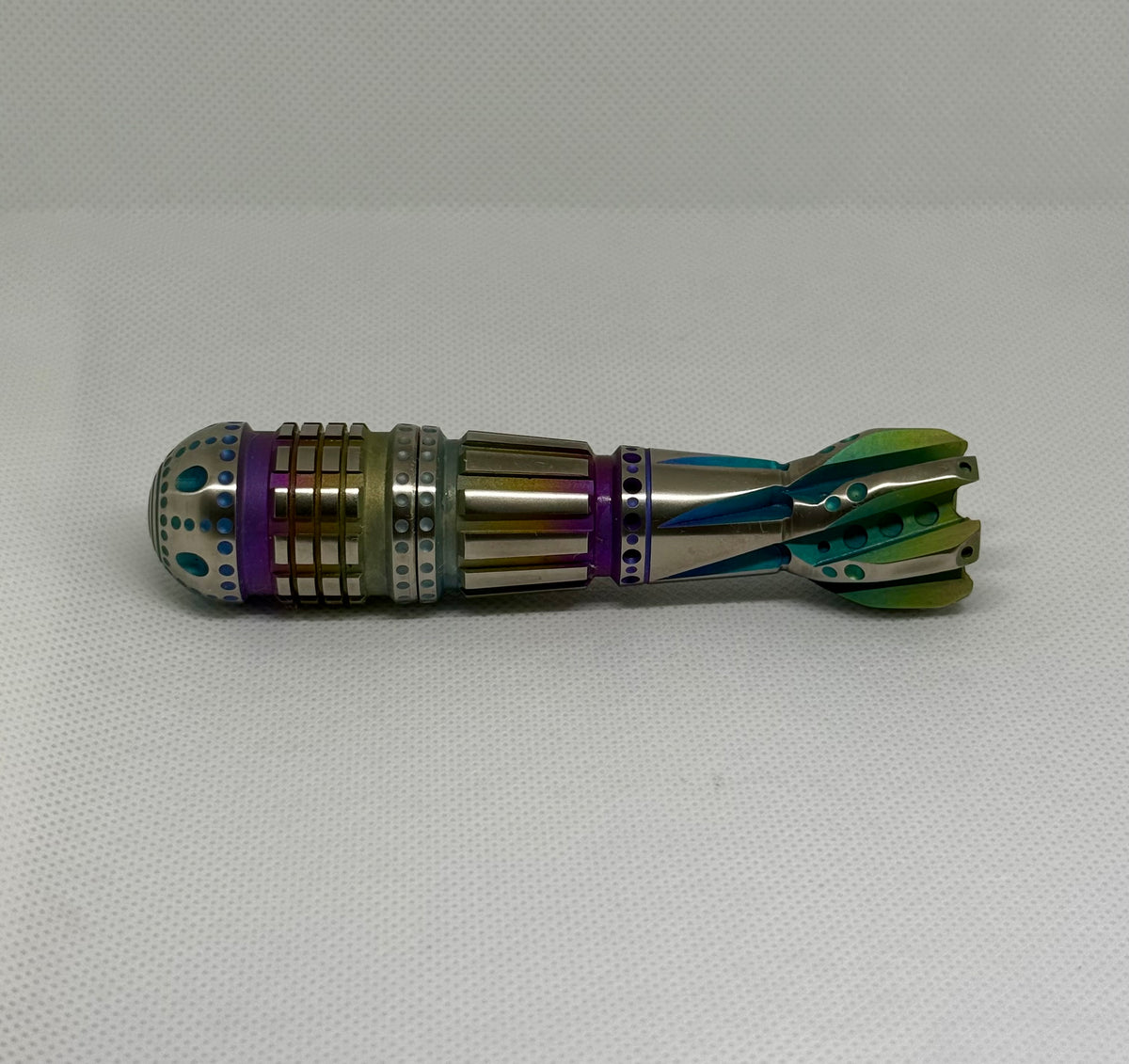 Rocket Ship Mountain Tops EDC Fidget Spinner , FULL Titanium Hand Made