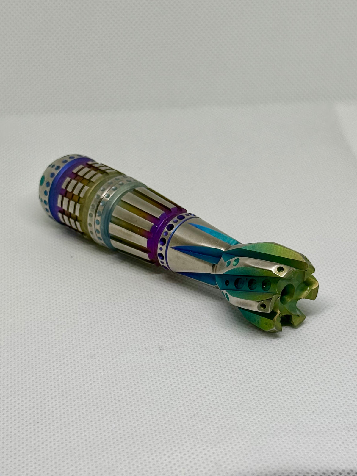 Rocket Ship Mountain Tops EDC Fidget Spinner , FULL Titanium Hand Made