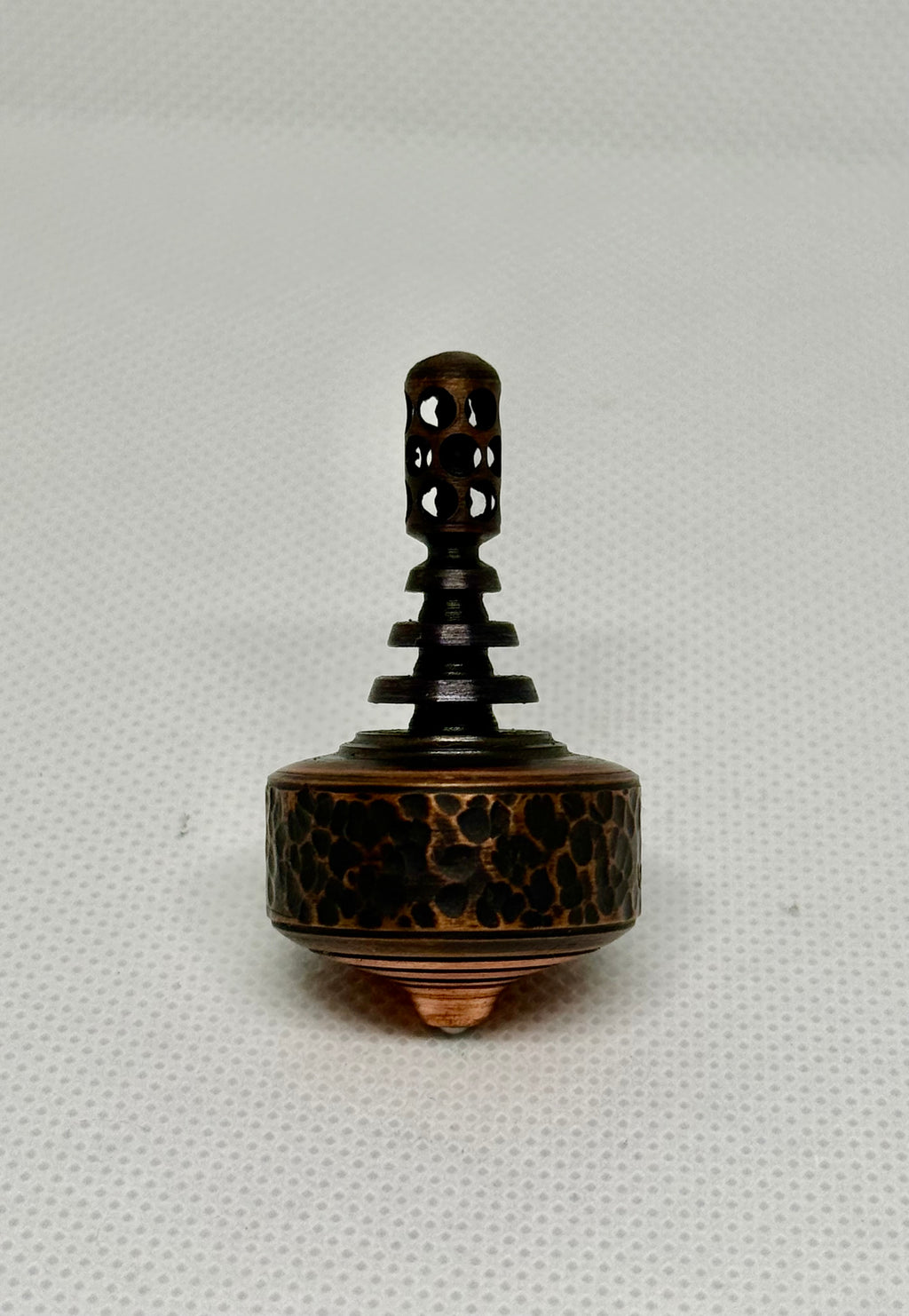 Full Copper Mountain Tops EDC MTNEDC Copper Hammered Spinning top