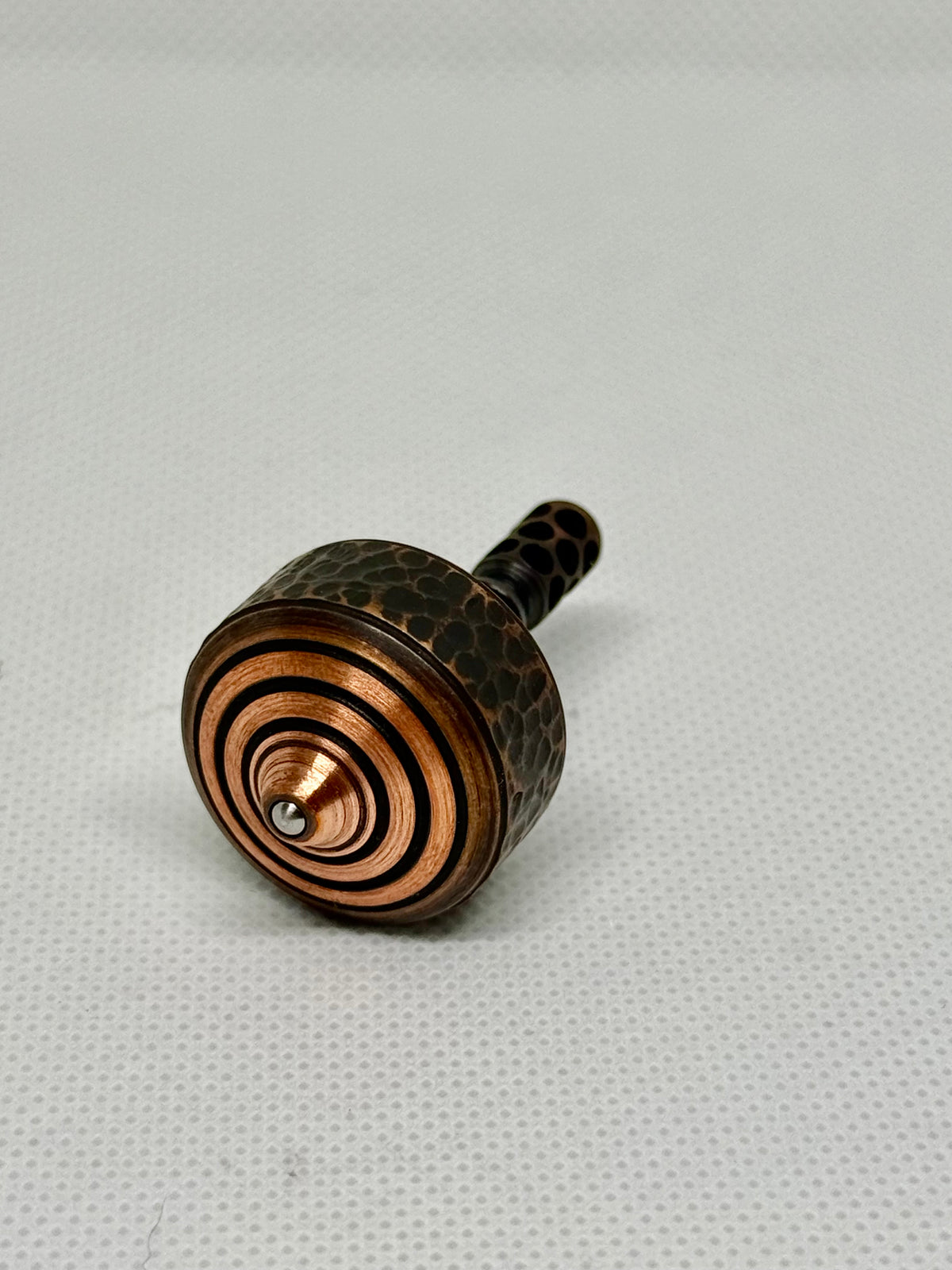 Hammered Copper Spinning Top