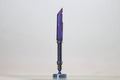 Timascus Letter opener with inlaid tungsten ball bearing handle and stand